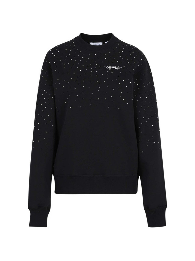 embellished round-neck sweatshirt 1
