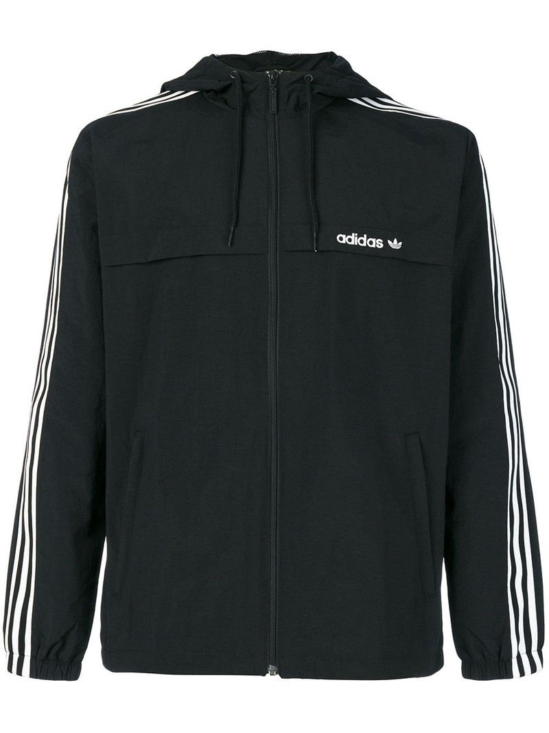 Adidas Originals three stripe windbreaker jacket 1