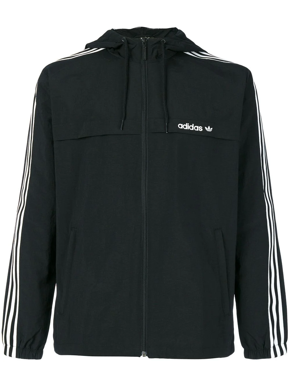 Adidas Originals three stripe windbreaker jacket - 1