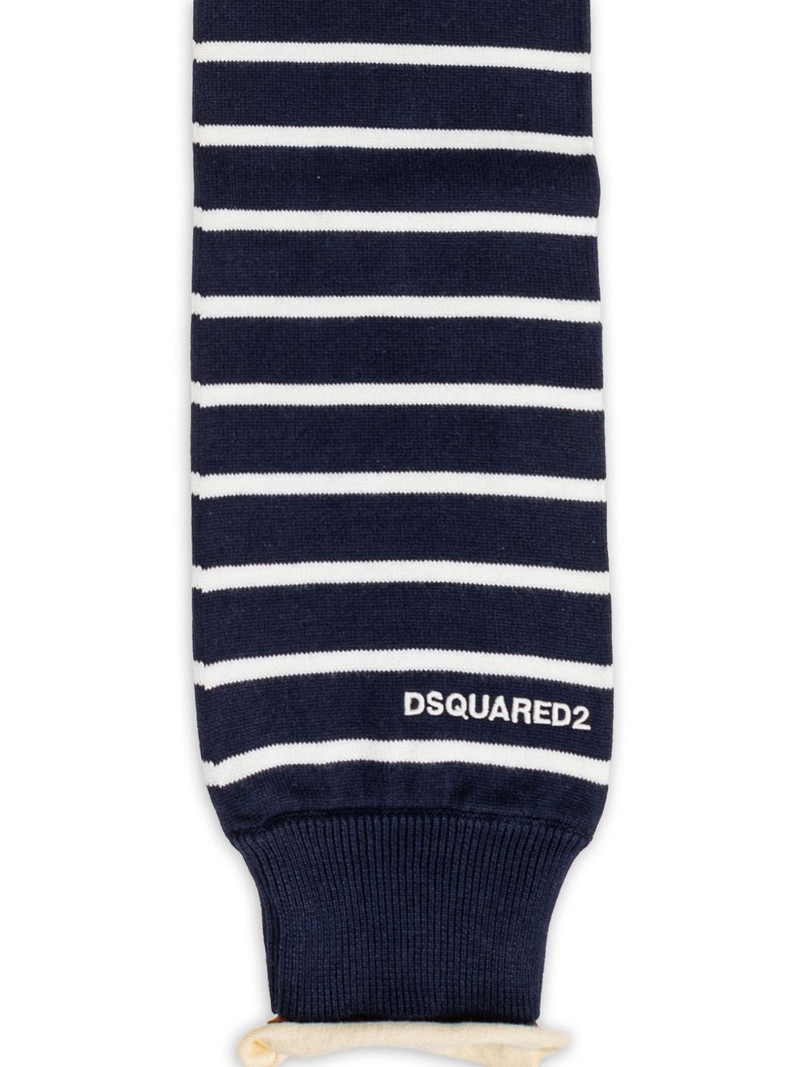 DSQUARED2 striped scarf outlook