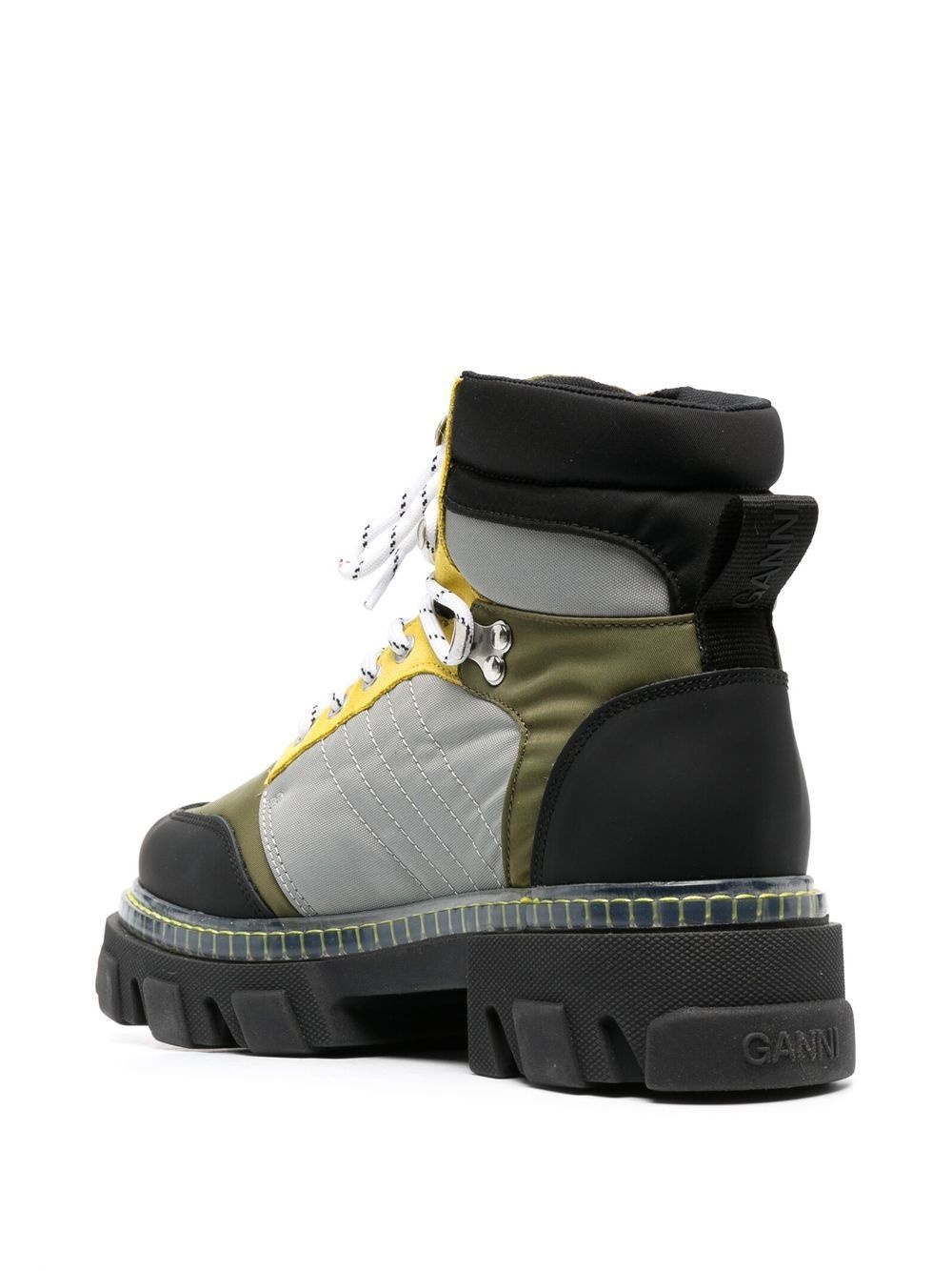 Cleated lace-up hiking boots - 3