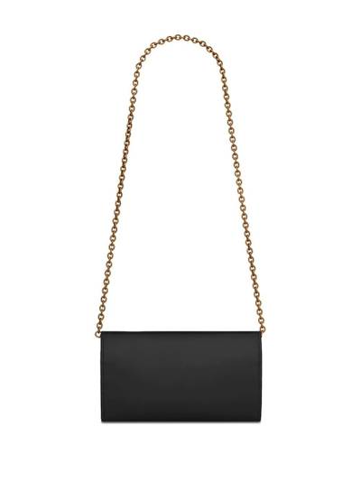 SAINT LAURENT Le Maillon leather wallet on chain outlook