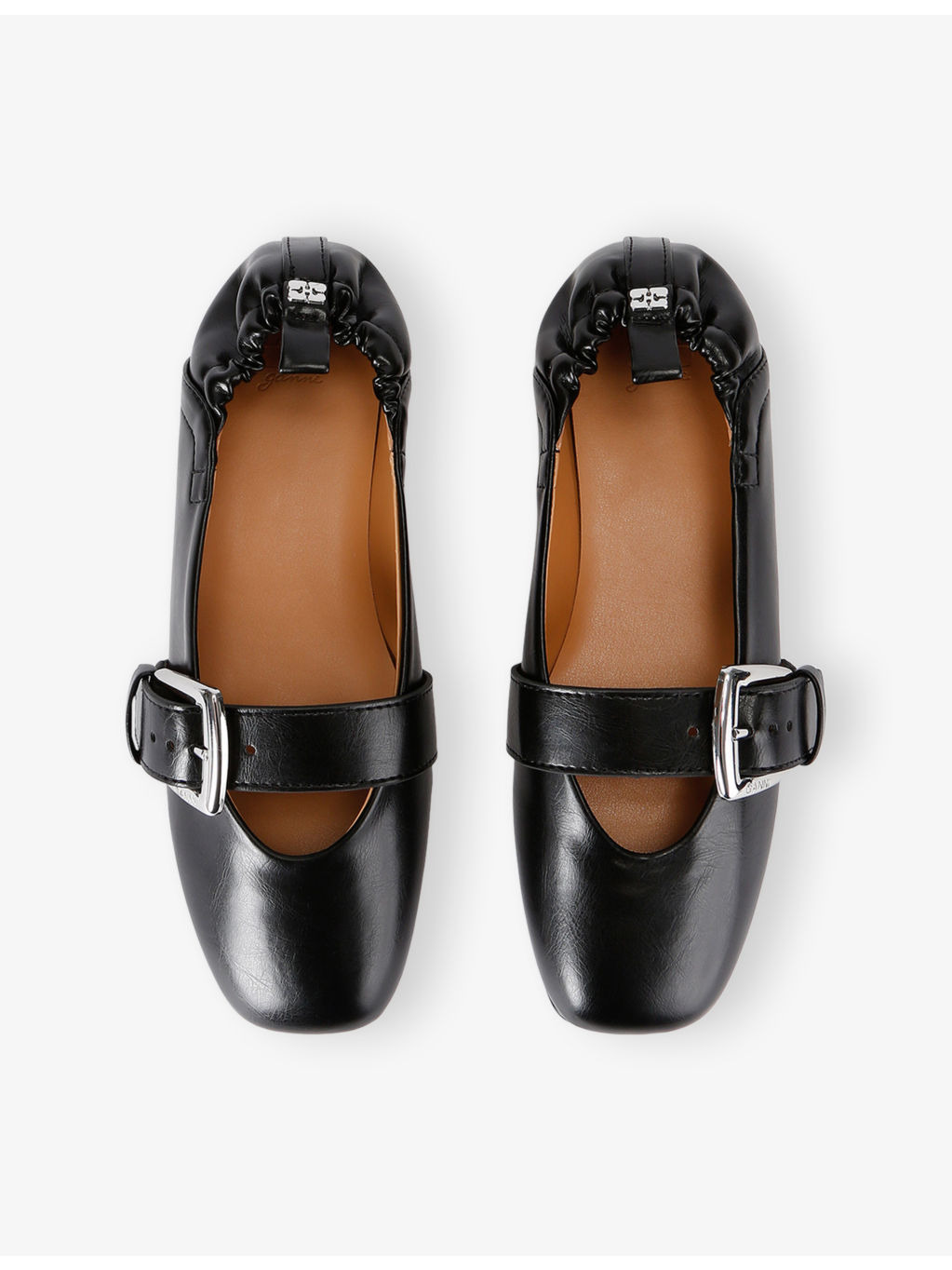 Butterfly Faux-Leather Mary Jane Flats - 2
