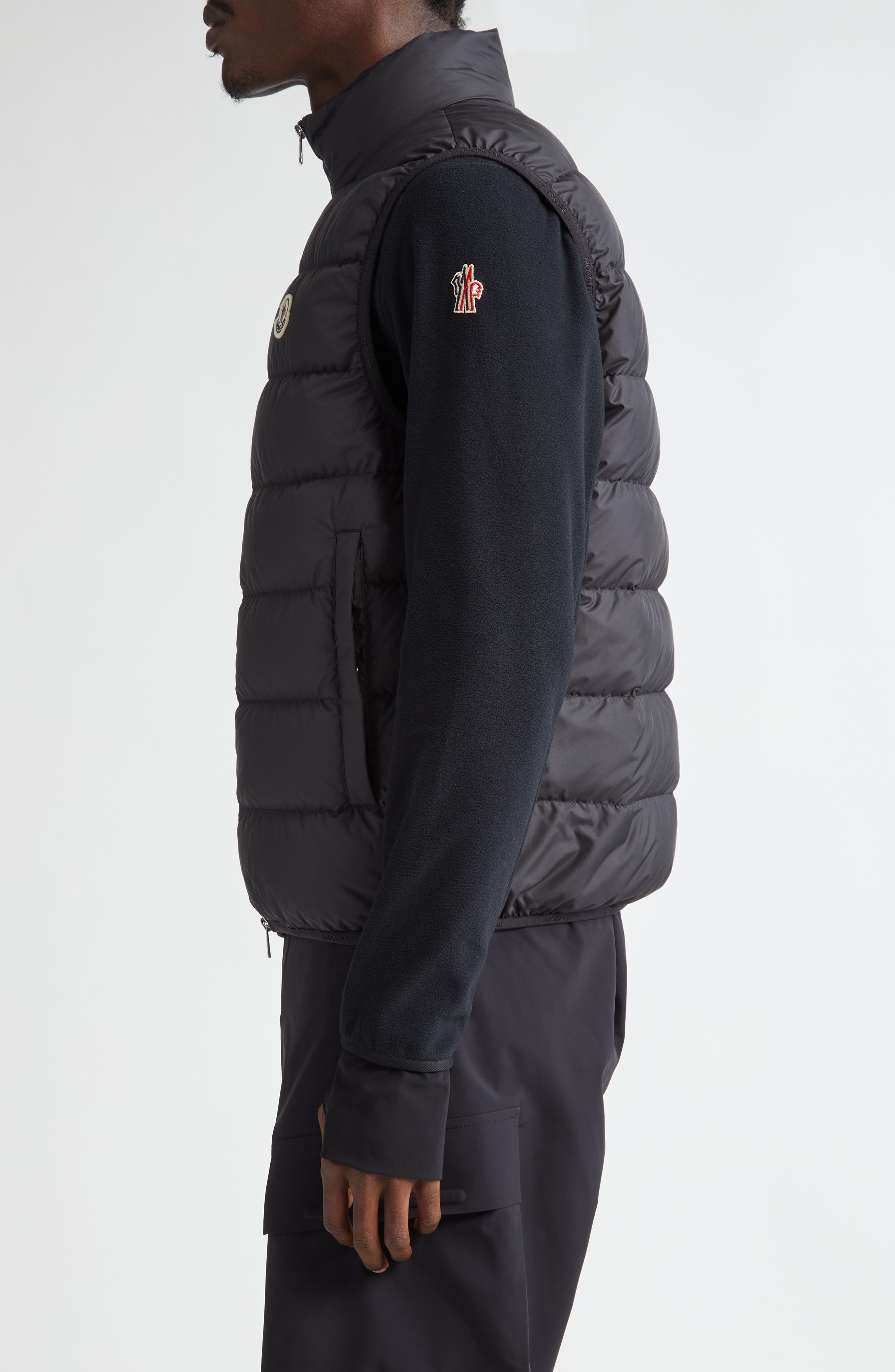 Contrin Nylon Down Puffer Vest - 4
