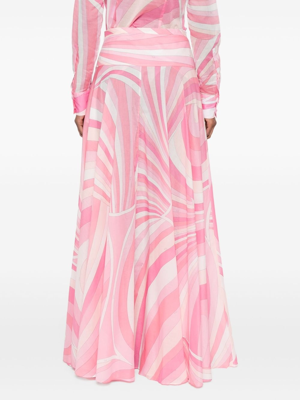 Iride-print skirt - 4