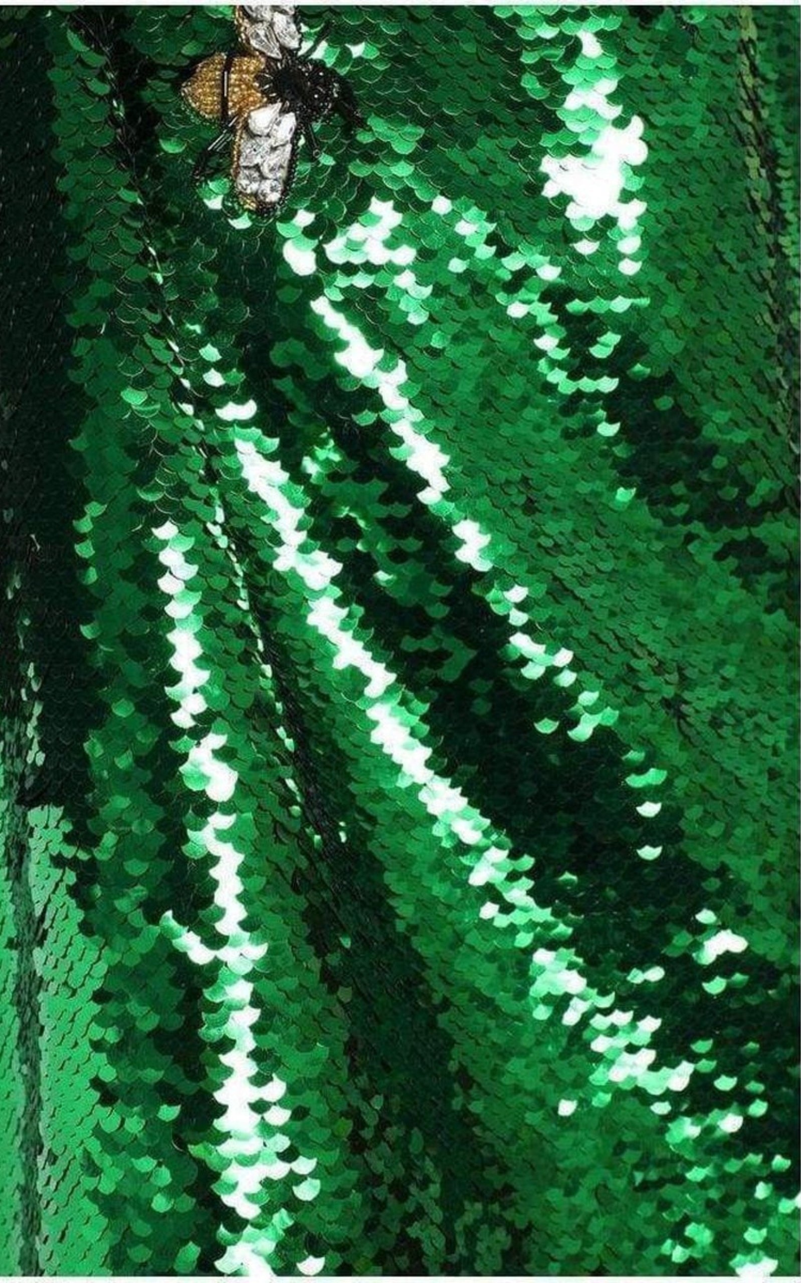 Green Sequins Dress - 4