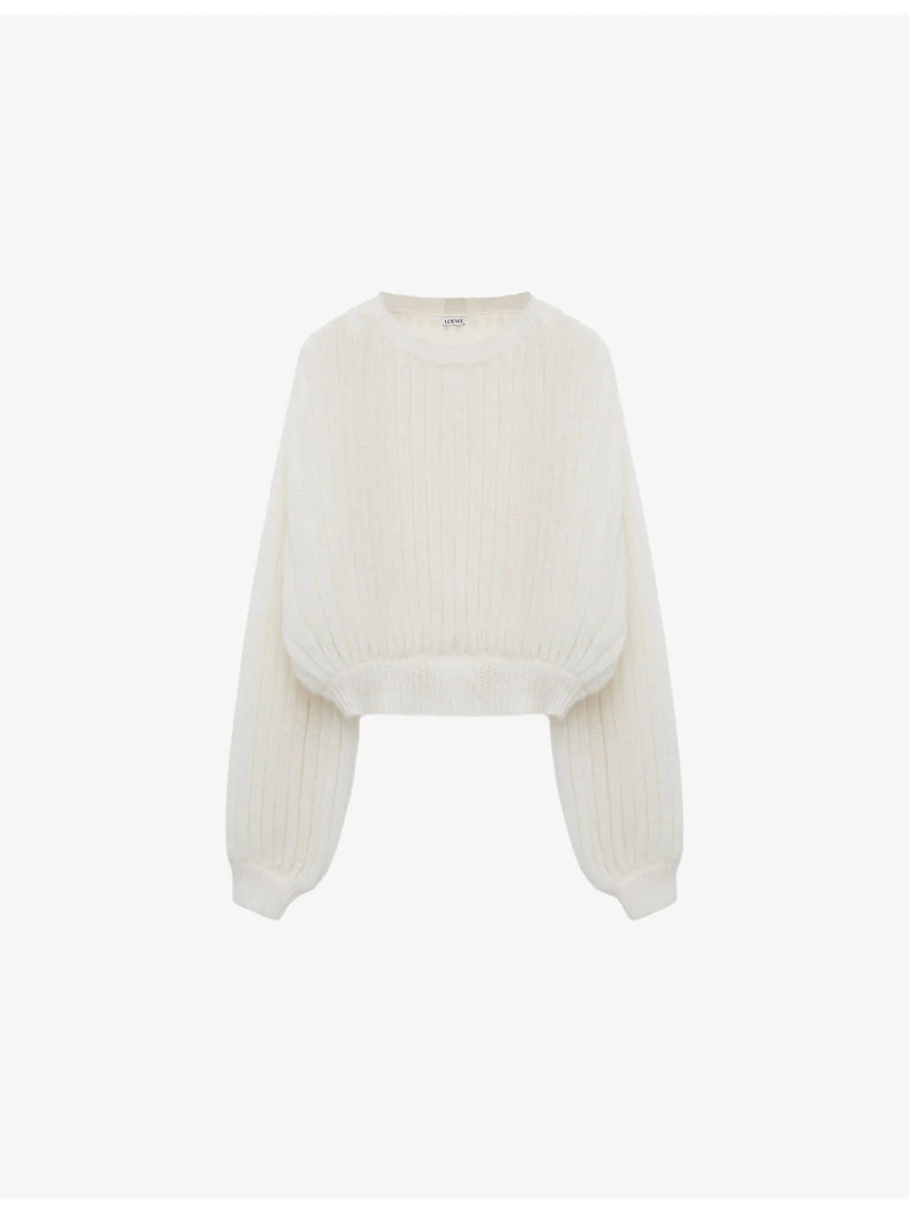 Relaxed-Fit Ribbed Wool-Blend Jumper - 1