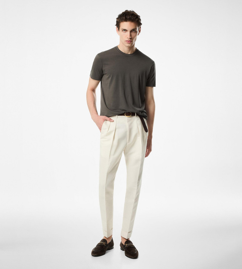 TOM FORD LYOCELL COTTON CREW T-SHIRT outlook