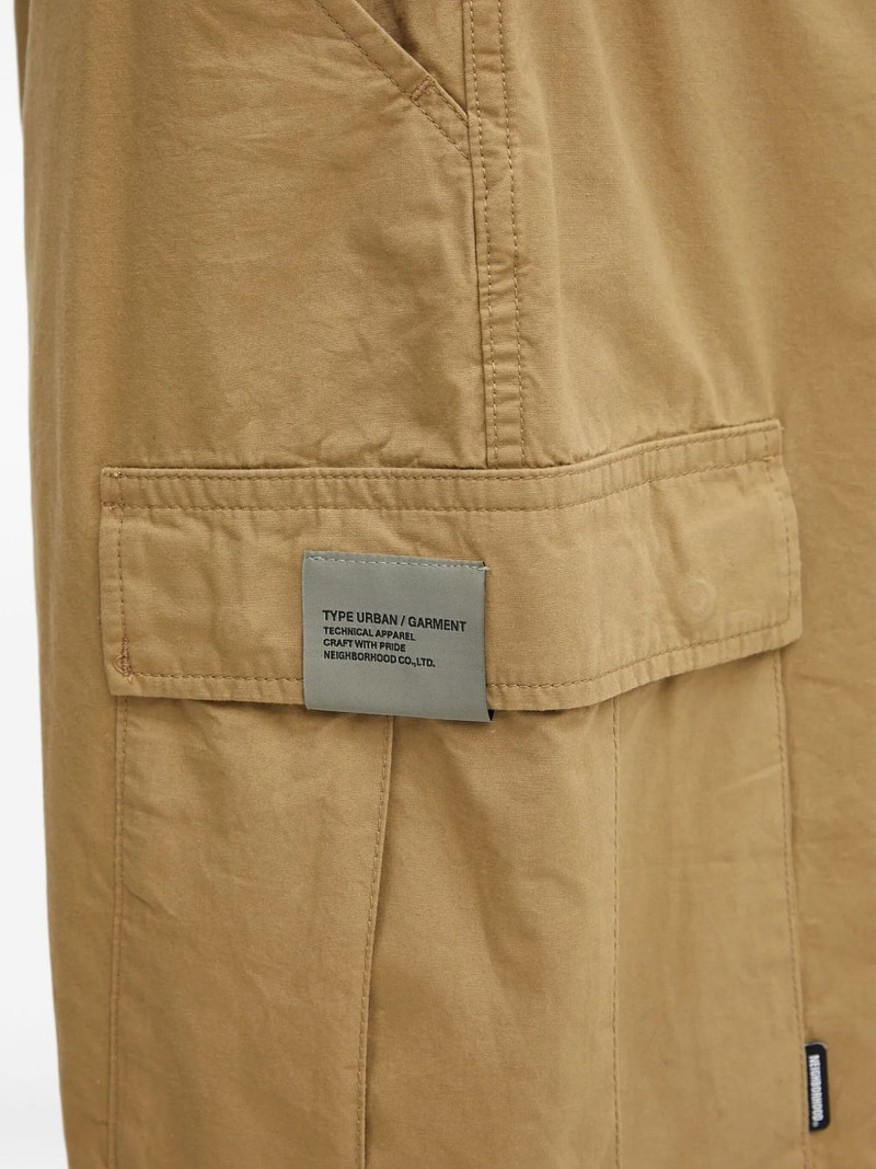 cargo-pocket cotton shorts 5