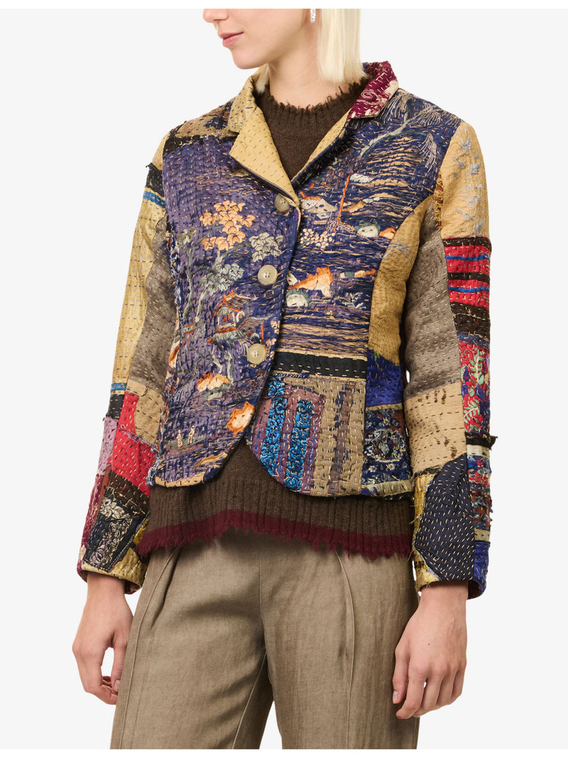 Patchwork Rawan Woven Jacket 3