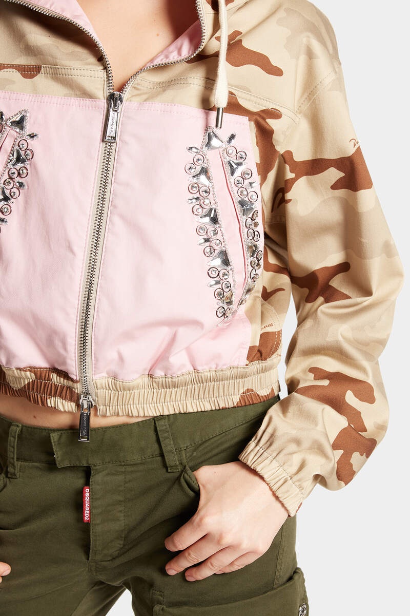 DIAMONDS CAMOU HOODIE JACKET - 6