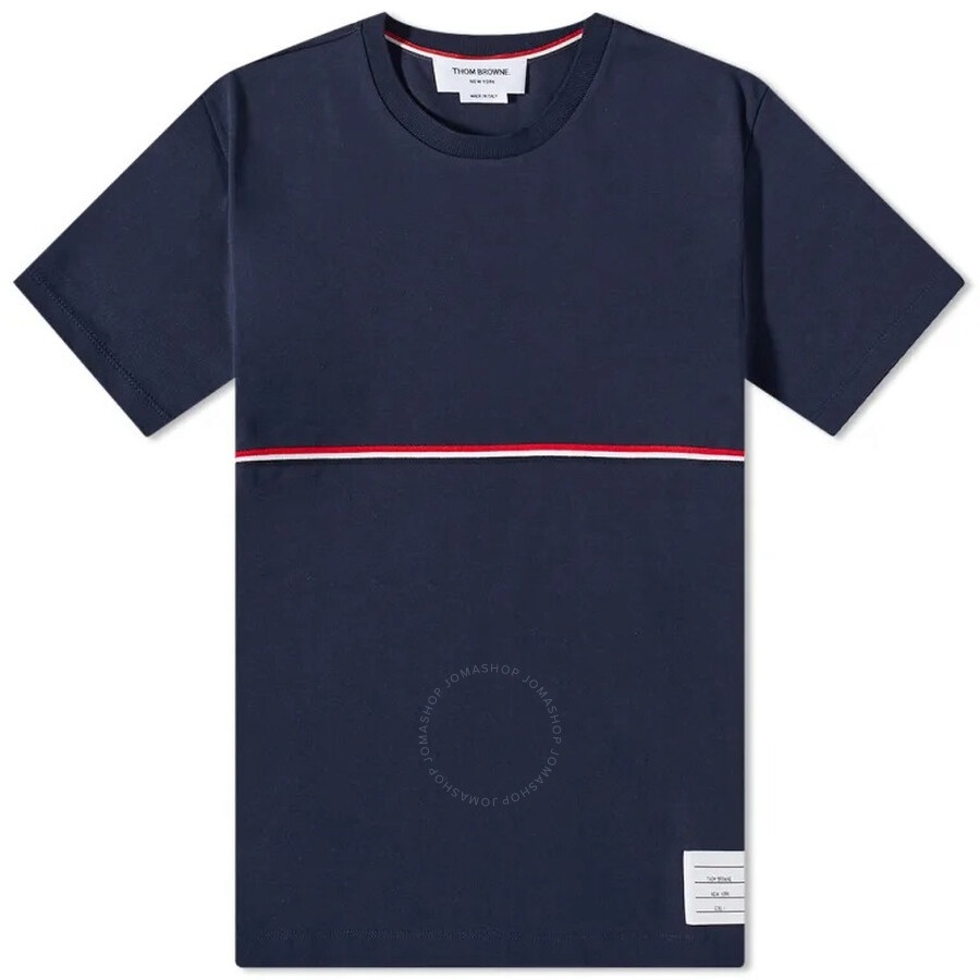 Thom Browne Thom Browne Navy Midweight Jersey Stripe Short