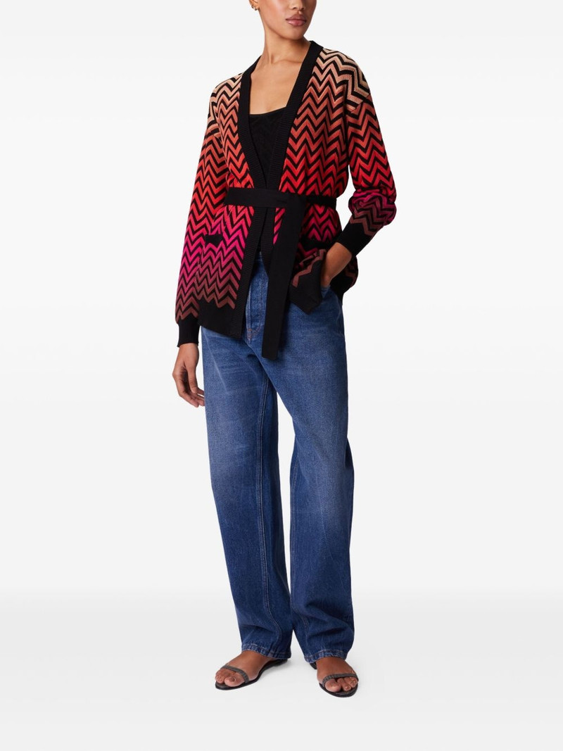 Missoni chevron-motif cardigan outlook