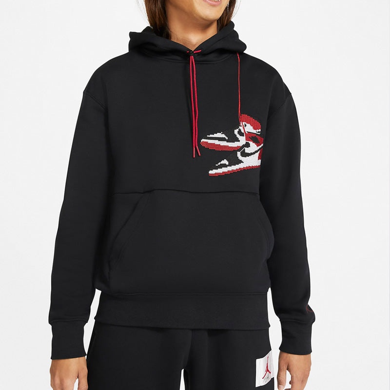 Air Jordan Jumpman Holiday Casual Sports Fleece Lined Black CT3458-010 - 3