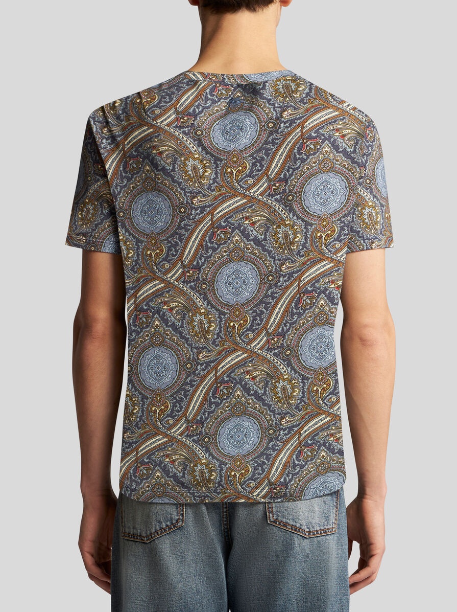 PRINTED COTTON T-SHIRT - 4