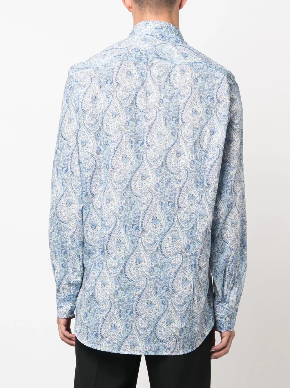 paisley-print cotton shirt - 4