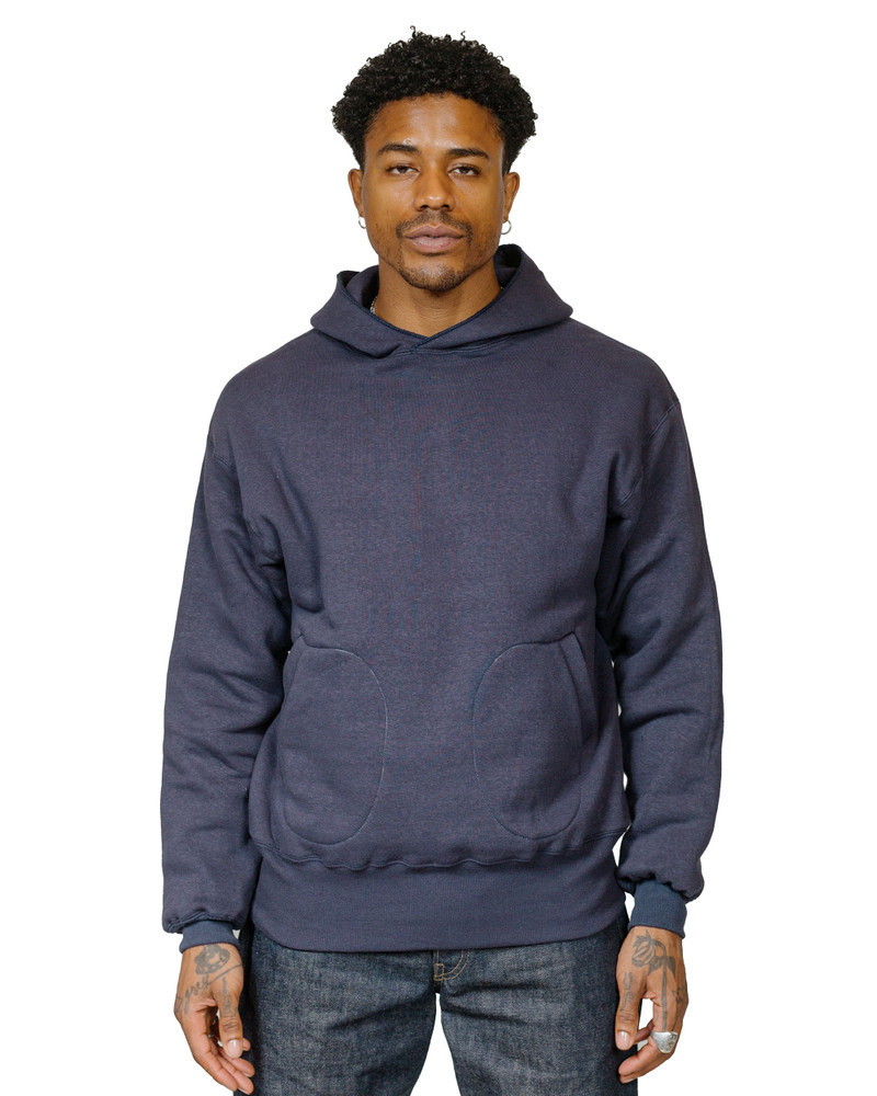 Warehouse & Co. Lot. JG-CS12 The Knockout Hoodie Plain Navy outlook