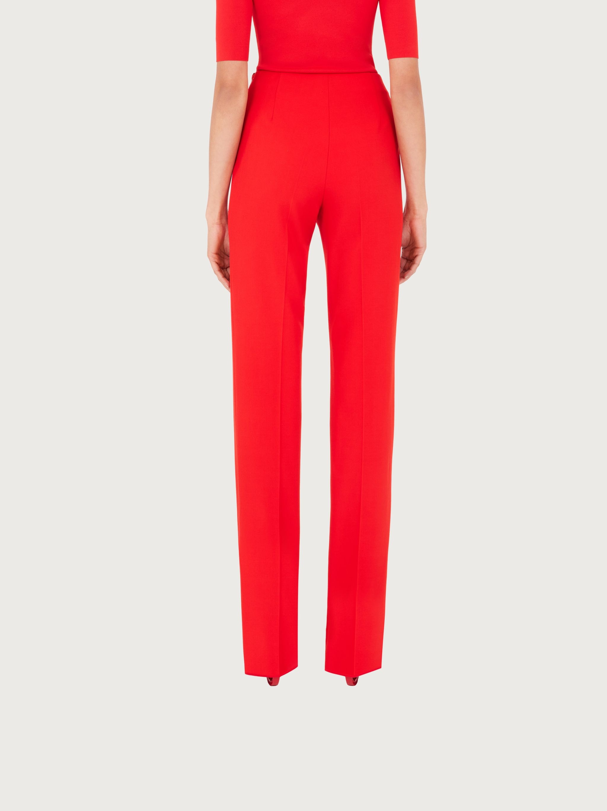 Straight cut pleated trouser - 4