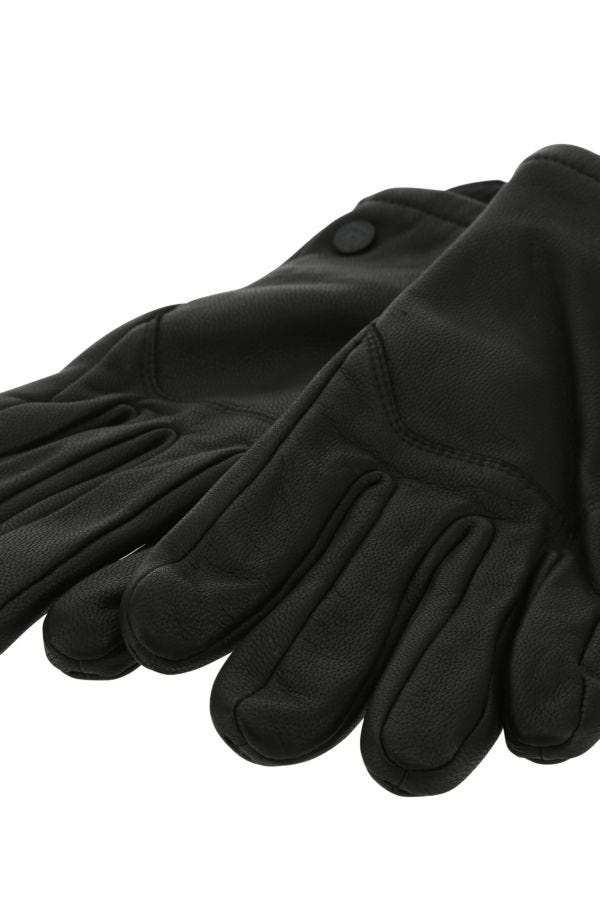 Black leather Workman gloves - 2