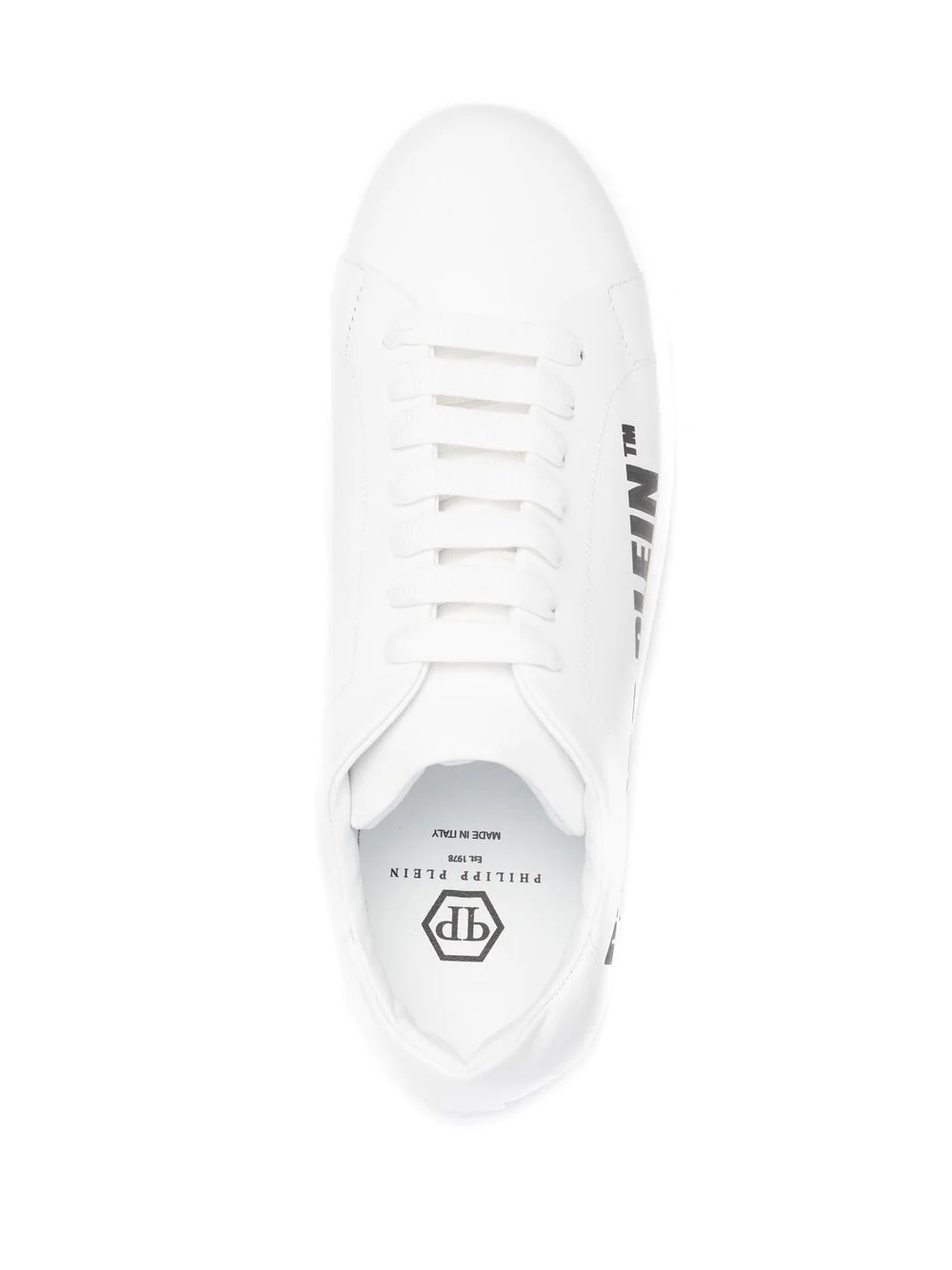 logo-print low-top sneakers - 4
