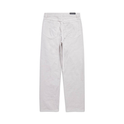 BALENCIAGA Loose Fit Jeans in White outlook
