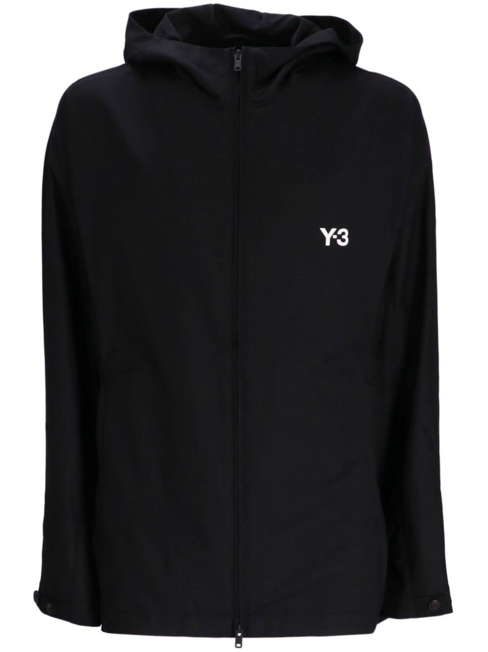 logo-print track jacket - 1