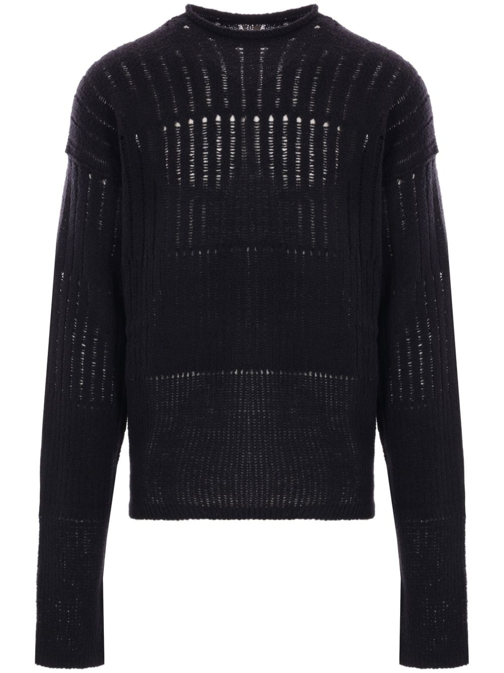 ribbed-knit sweater - 1