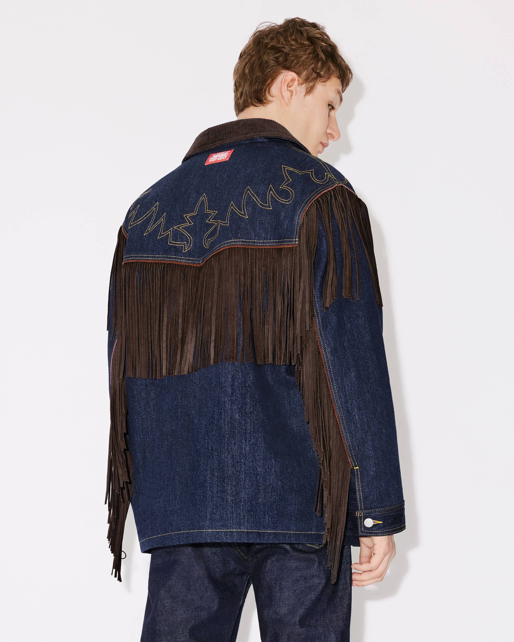 KENZO x LEVI'S® genderless  fringed denim jacket - 4