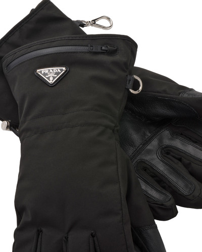Prada Technical fabric gloves outlook