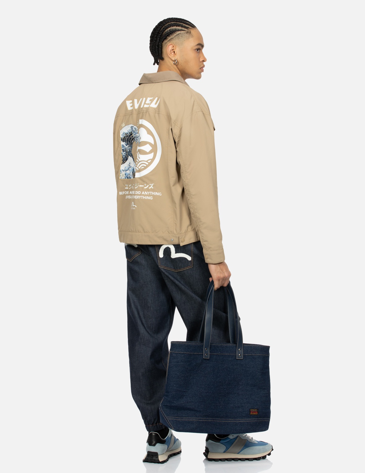 バッグ YAMANE EVISU / combination tote bag YAMANE EVISU / combination tote bag