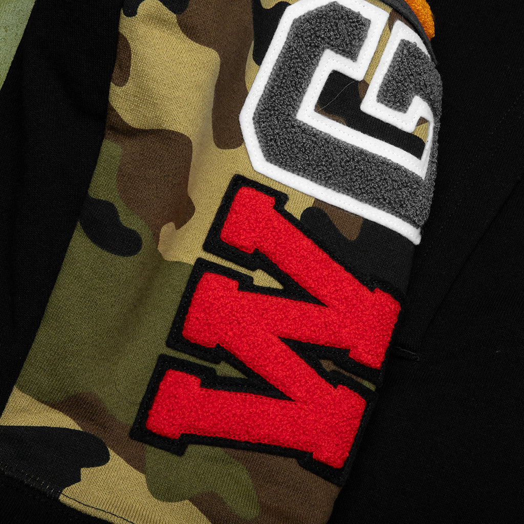 1ST SHARK FULL ZIP HOODIE - BLACK - 4
