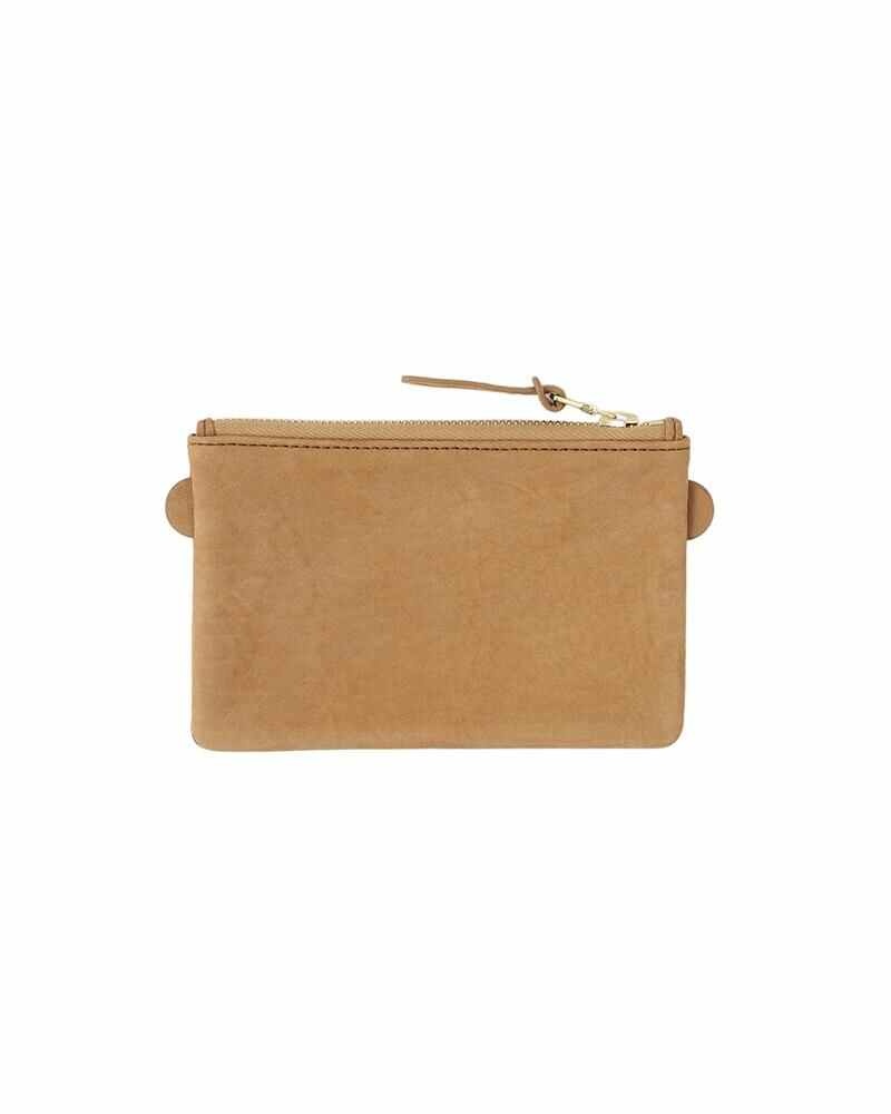 visvim LEATHER ESSENTIALS CASE (L) BEIGE | visvim | REVERSIBLE