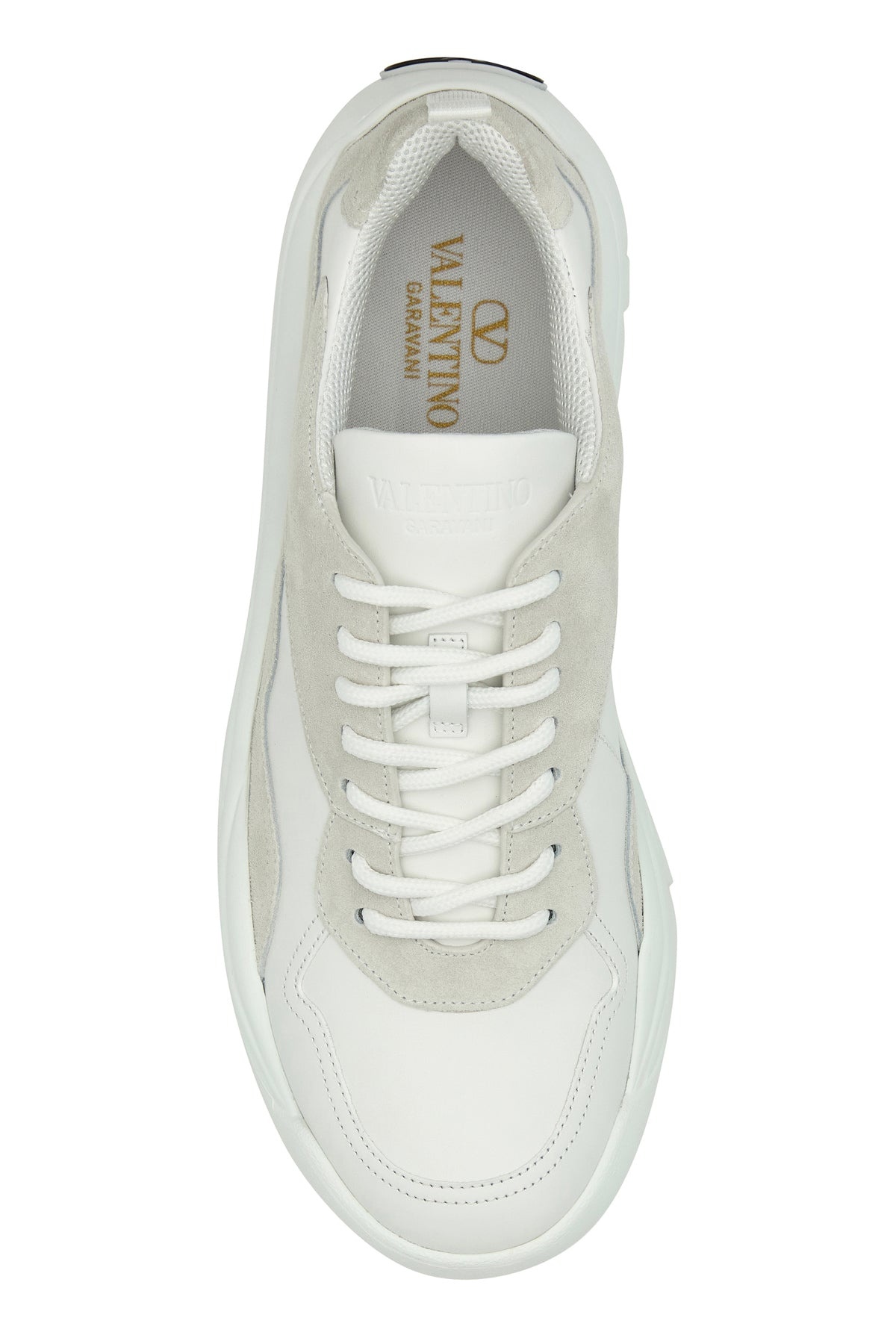 White leather and suede Gumboy sneakers - 4