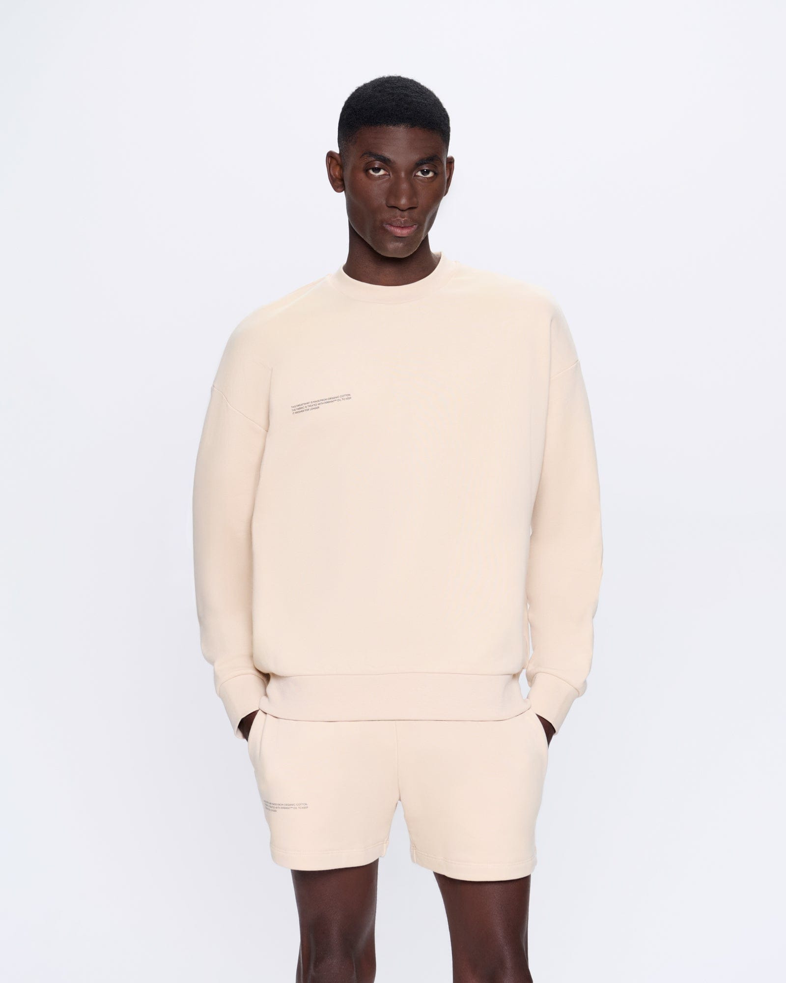 Mens 365 Midweight Sweatshirt - Sand - 3