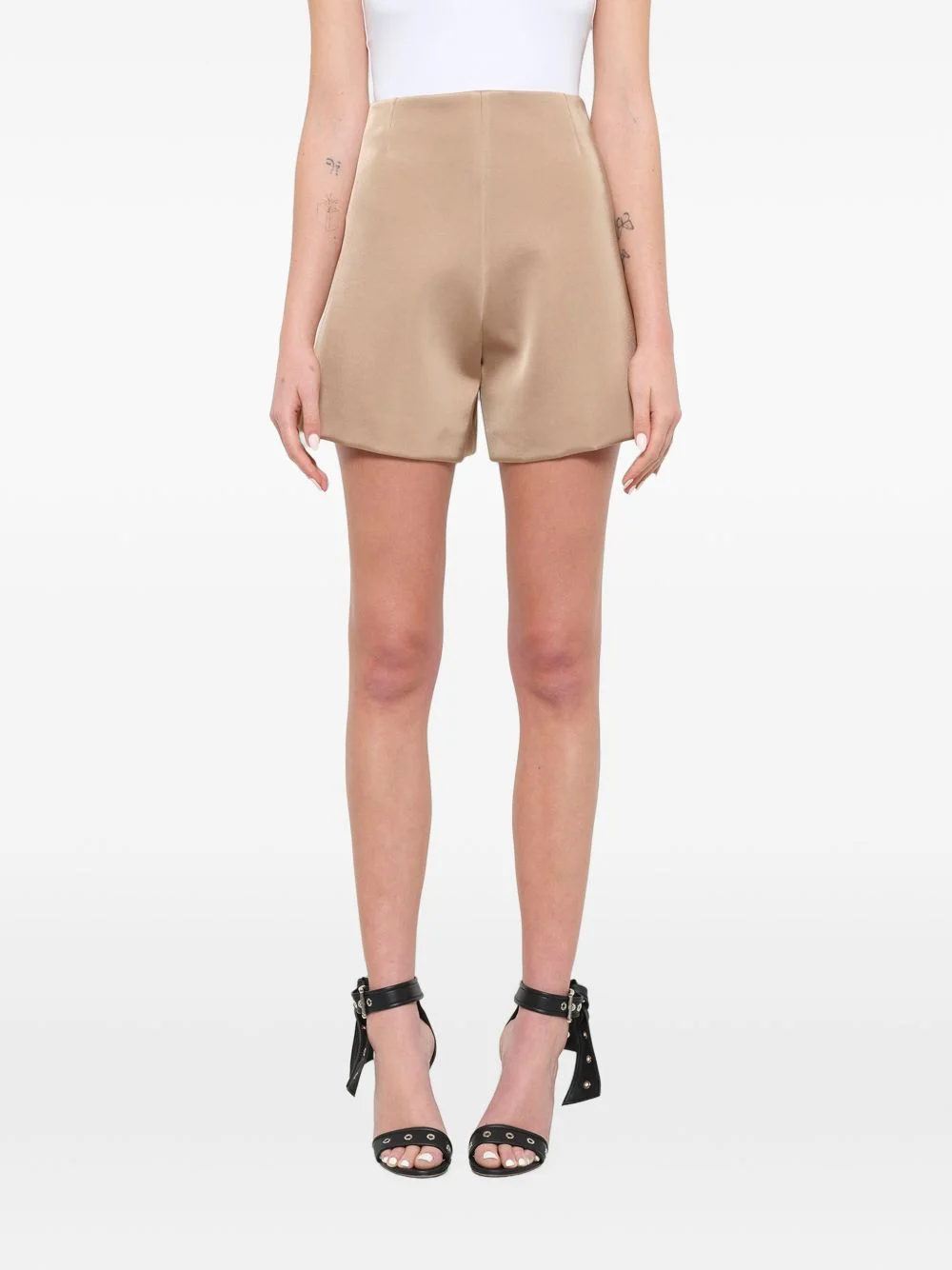 high-waisted shorts - 1