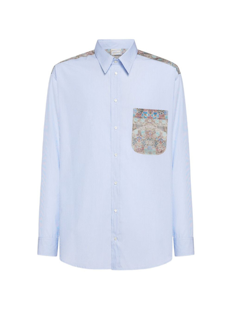 Alorhi tapestry-print chest-pocket shirt 1