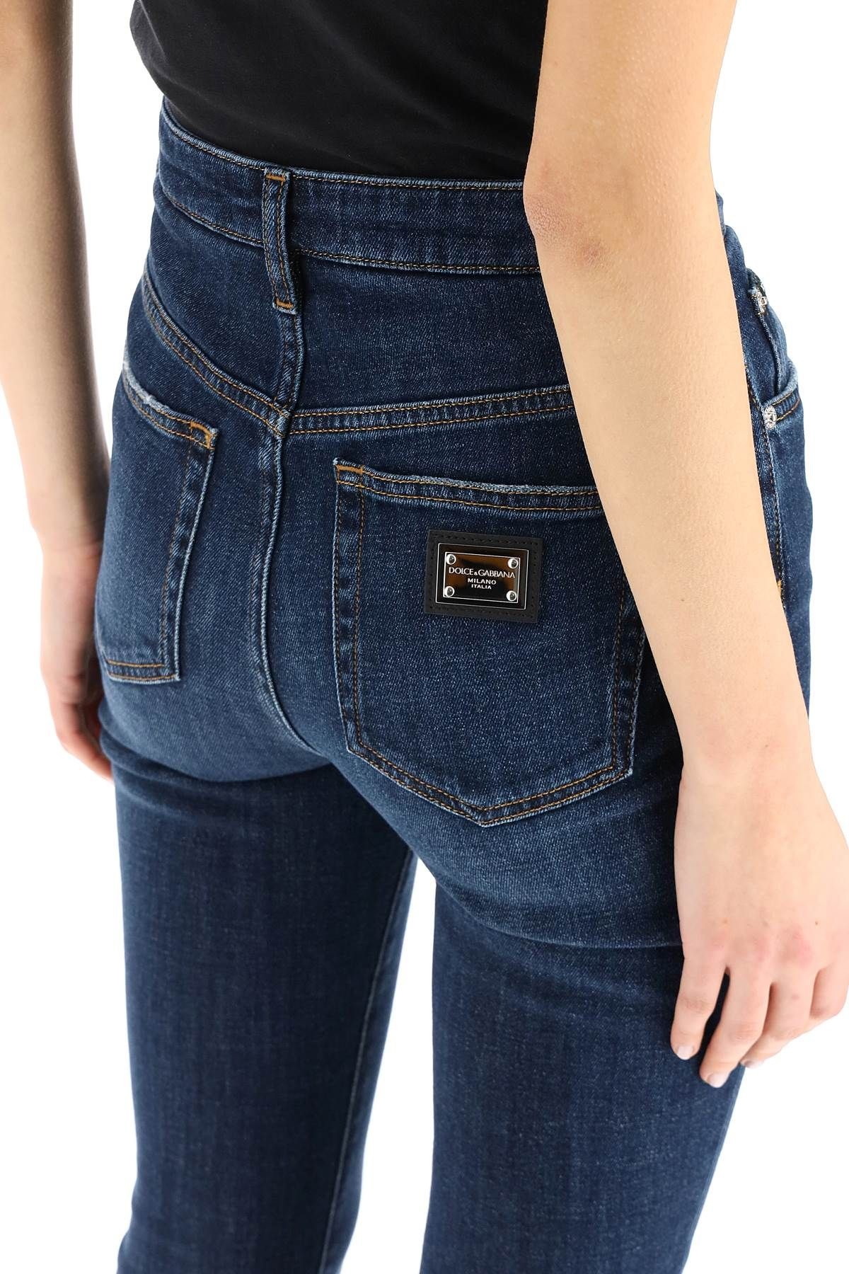 AUDREY JEANS IN DEEP BLUE DENIM - 5