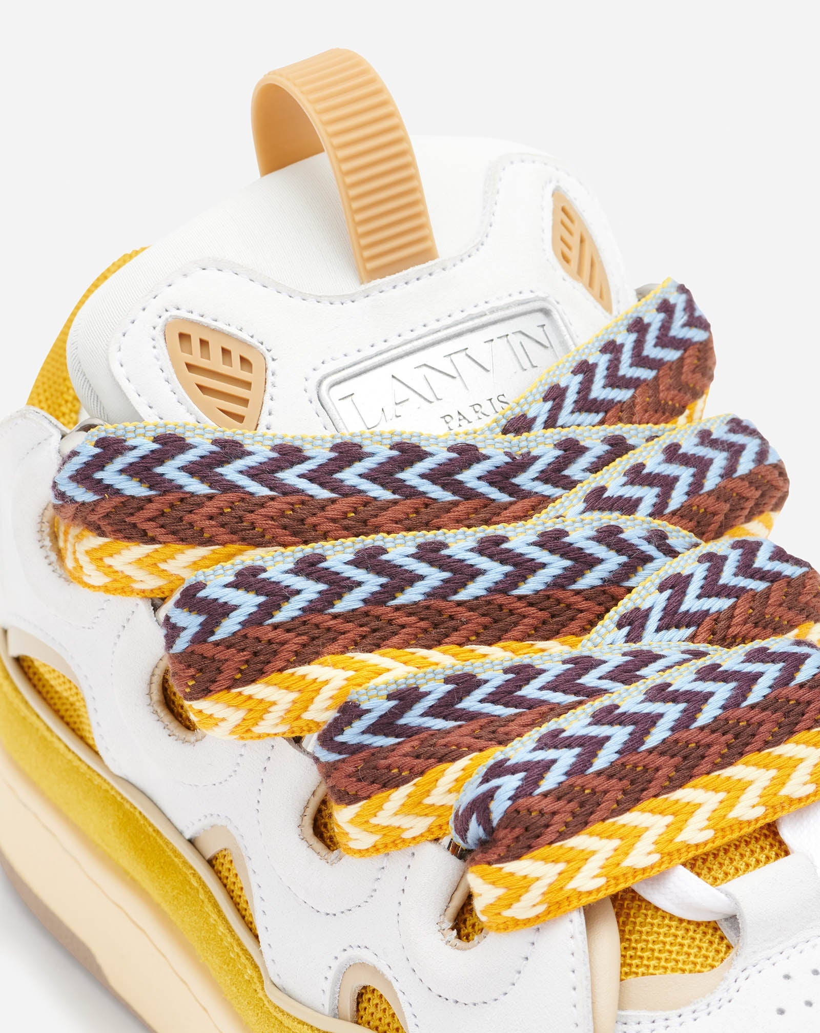 LEATHER CURB SNEAKERS - 3