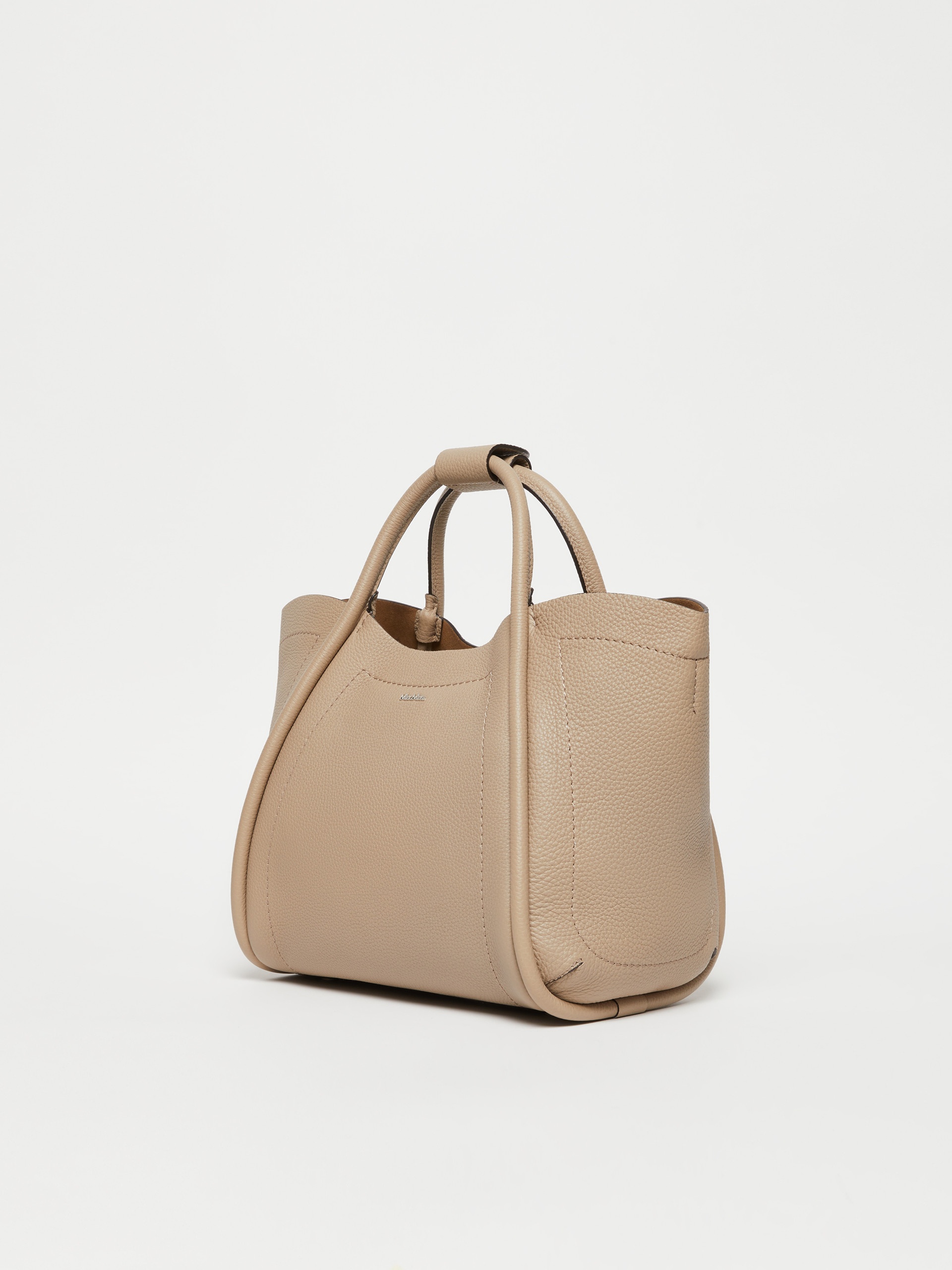 【Max Mara】マリン ハンドバッグ DRUMMEDMARINES Max Mara DRUMMEDMARINES Small leather Marine bag | REVERSIBLE