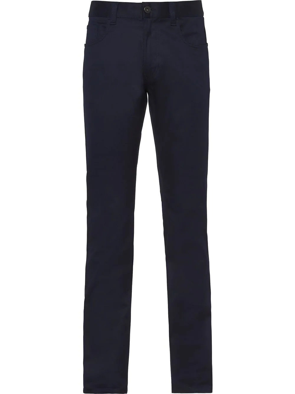 five-pocket straight-leg trousers - 1