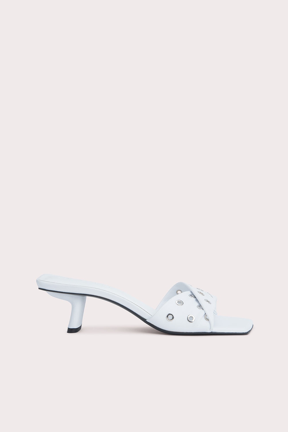 ROCCO WHITE NAPPA LEATHER AND EYELETS - 1