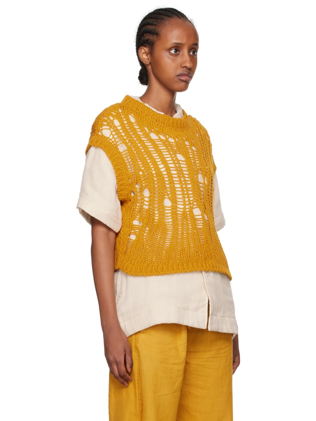 Yellow Laddering Vest - 2