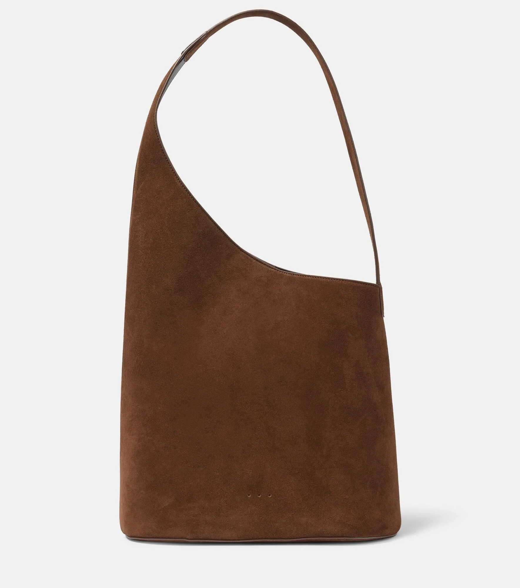 Lune Large suede tote bag - 1