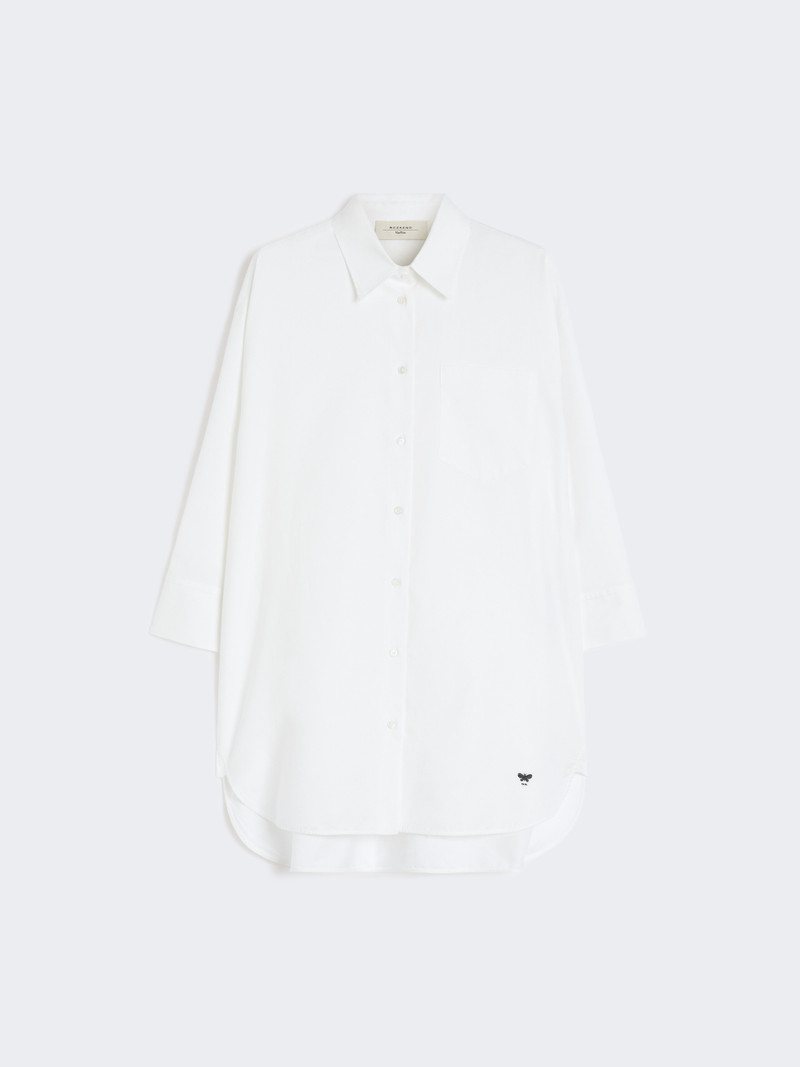 QUEVA Oversized cotton Oxford shirt 1