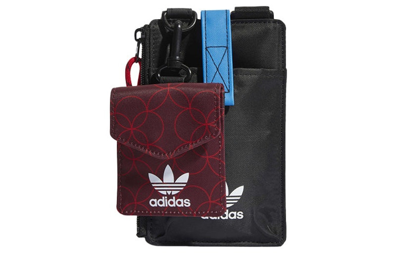 adidas adidas Logo Sacoche Bag 'Black' HI1026 outlook