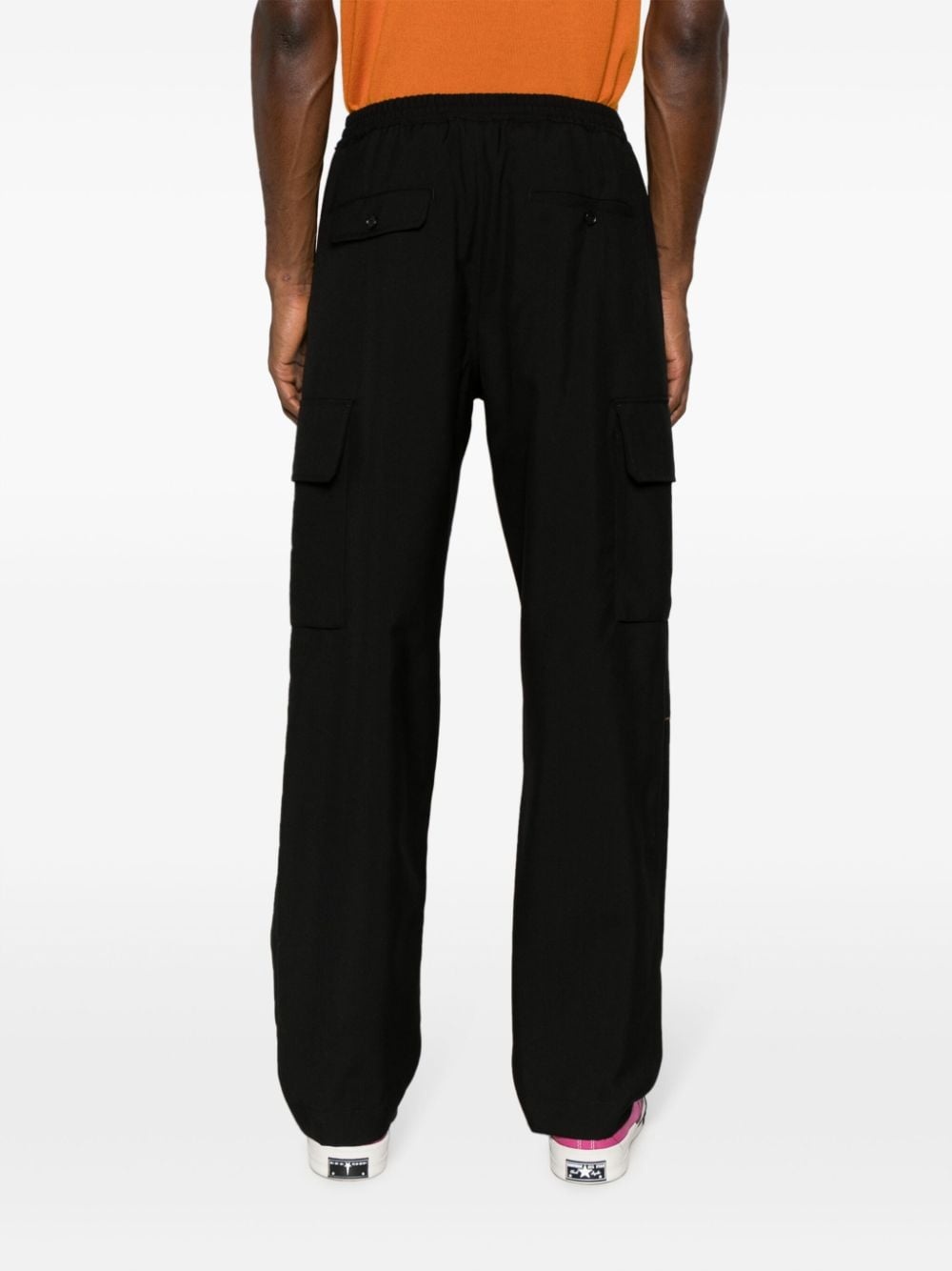 straight-leg virgin-wool trousers - 4