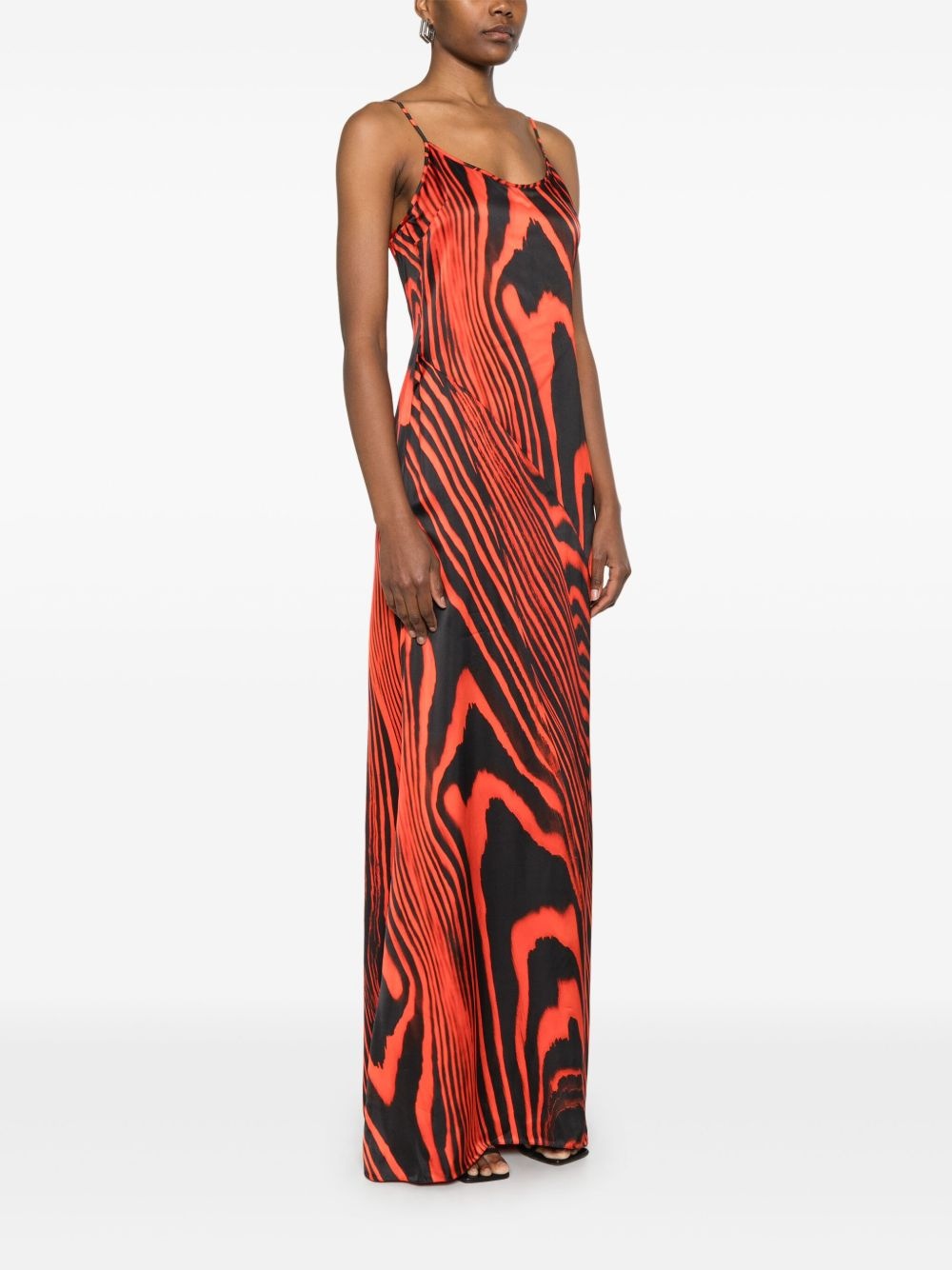 striped maxi dress - 3