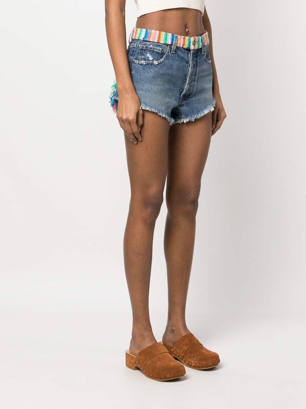 Over The Rainbow denim shorts - 3