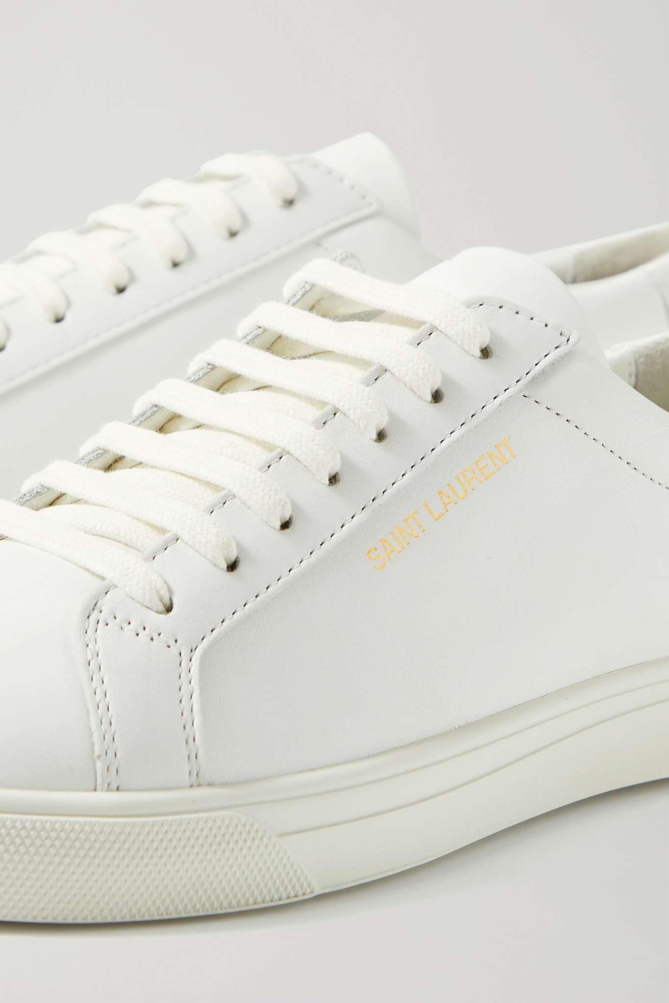 Andy logo-print leather sneakers - 4