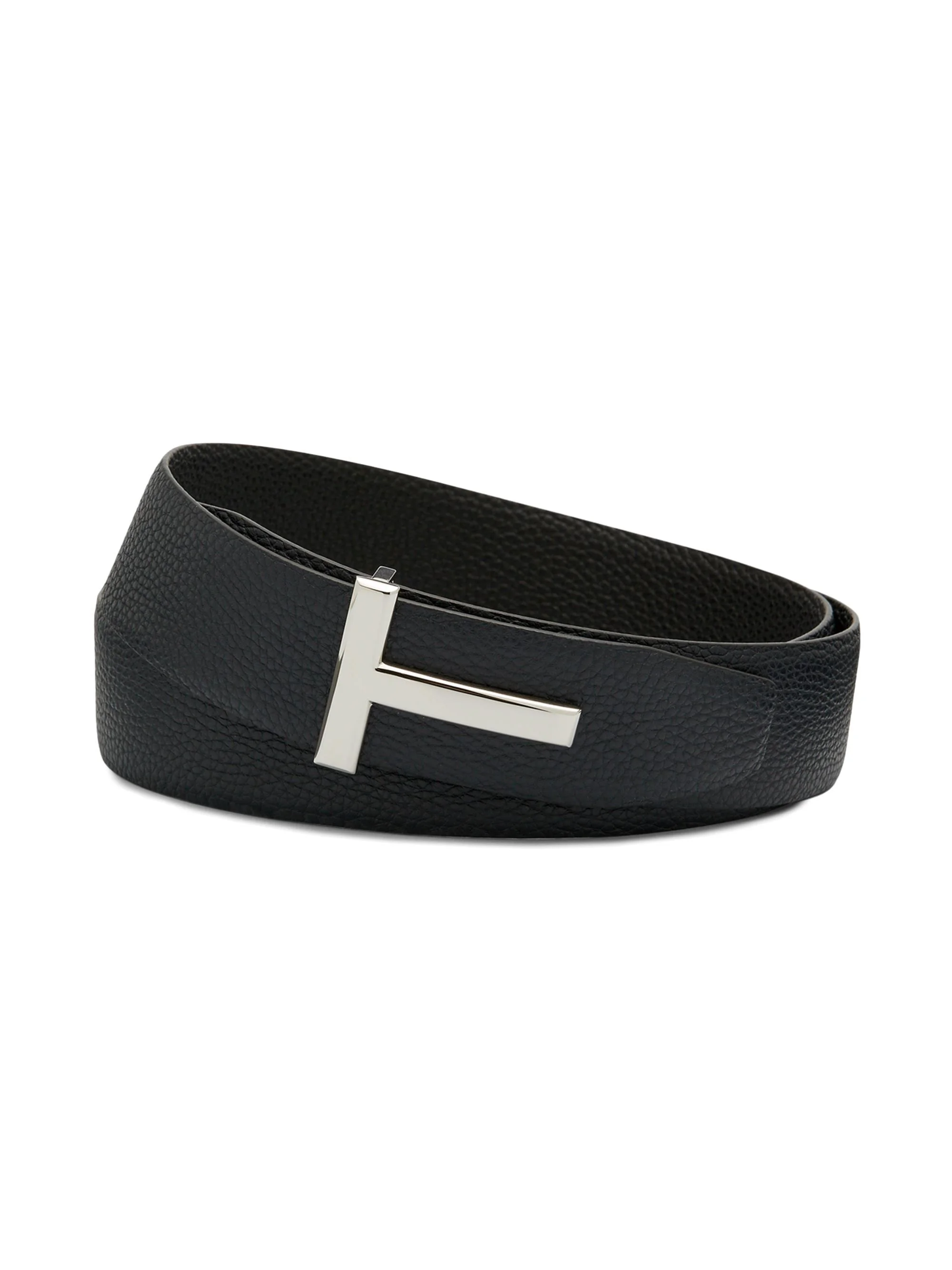 Men's T Buckle Reversible Belt - Dark Navy - 1